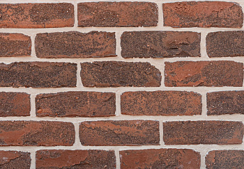 Кирпич ручной формовки Faber Jar Петровский штандарт полнотелый, цвет: черно-медный, под старину, М125, 215x102x65 мм