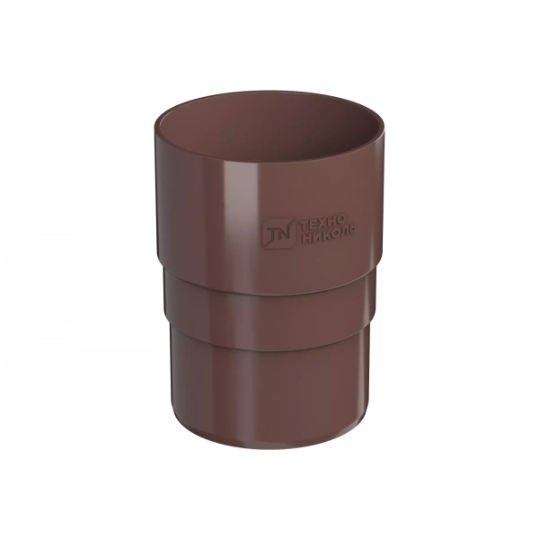 Муфта трубы, Технониколь пвх, стандарт Ø 82 мм, цвет: коричневый
