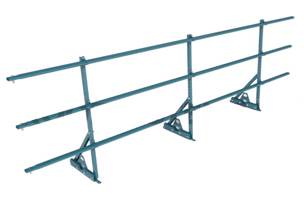 Ограждение кровельное для фальцевой кровли Roofsystems Prestige Next фальц, H=900 мм RAL 5015, L=3000 мм