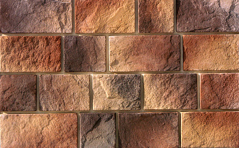 Фасадная плитка White Hills Шинон под Камень, цвет: 410-40 / коричневый