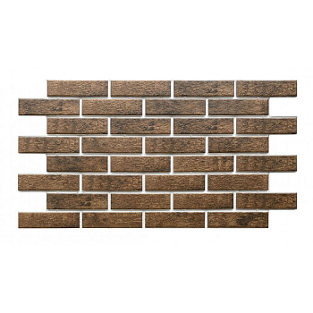 Термопанель рядовая Европа с плиткой Keramin, 1020х600 мм, 80 мм ППС, гладкий, цвет: Теннесси 3т