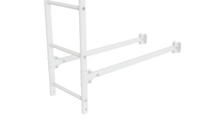 Фасадная лестница Borge, верхняя секция, L=2700 мм RAL 9003