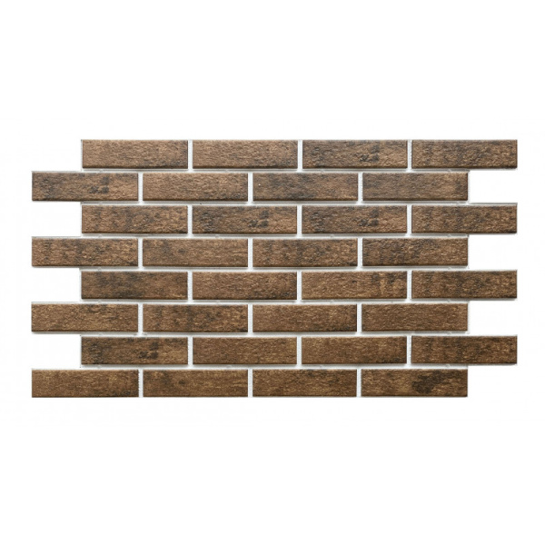 Термопанель рядовая Европа с плиткой Keramin, 1020х600 мм, 80 мм ППС, гладкий, цвет: Теннесси 3т