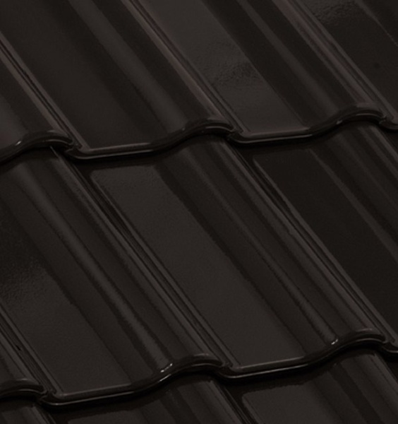 Керамическая черепица Nelskamp F 12, Мокко-коричневый