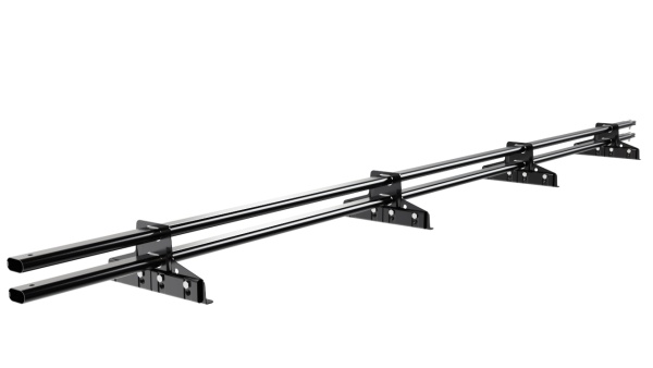 Снегозадержатель для фальцевой кровли Borge L=3000 мм, 4 опоры, 2 трубы, овал 25х45 RAL 9005