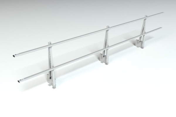 Ограждение кровельное на парапет Roofsystems Elite, H=600 мм RAL 7004, L=3000 мм