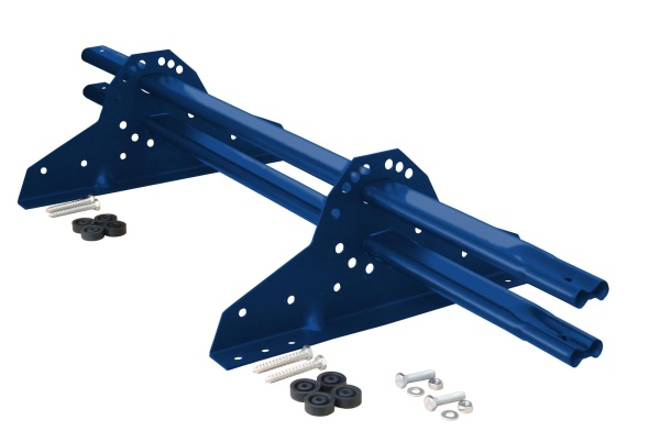 Снегозадержатель Grand Line NEW универсальный,  L=1000 мм, 2 опоры, 2 трубы, овал 42х21 мм. RAL 5005