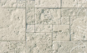 Фасадная плитка White Hills Бремар под Травертин, цвет: 485-00 / белый