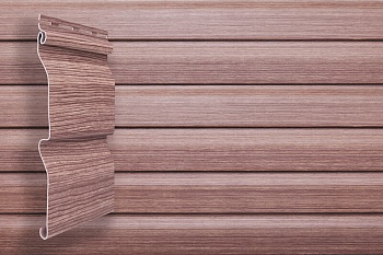 Сайдинг Grand Line, корабельная доска, L=3000 мм, серия Design Tundra, цвет: рябина