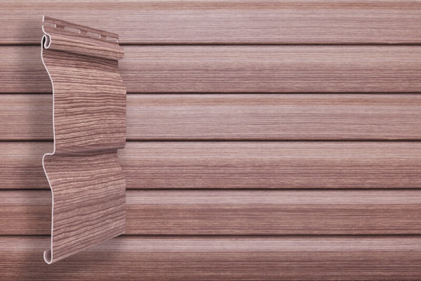 Сайдинг Grand Line, корабельная доска, L=3000 мм, серия Design Tundra, цвет: рябина