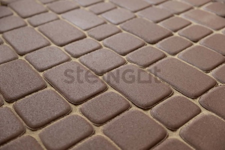 Тротуарная плитка Steingot Классика 60 мм 115/172 х 115/86 мм, цвет: коричневый