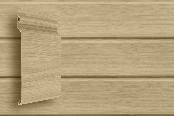 Сайдинг Grand Line, Natural-брус, L=3000 мм серия Design Tundra, цвет: ясень