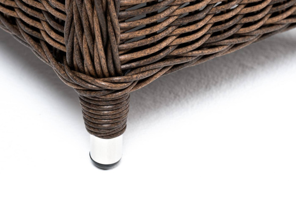 Пуф плетеный из искуственного ротанга, Толедо цвет: коричневый