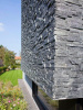 Кварцит, 3D панель из камня, 600х150 мм, Classic Black Quartz, 8 шт/уп