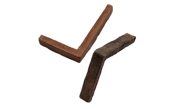 Декоративный кирпич, угловой элемент Mesterra Magnum, 240х157х40 мм под Кирпич, цвет: 018