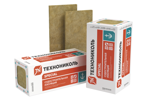 Плита ТЕХНО Судовая 80ФА 40х600х1200, 7.2 м², 0.288 м³ уп