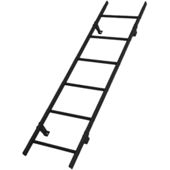 Лестница кровельная, универсальная Roofsystems Prestige 400, L=1200 мм RAL 9005