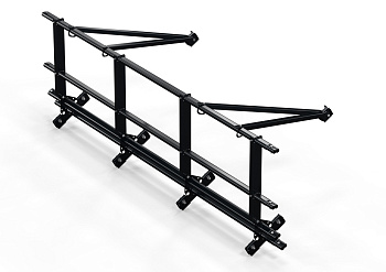 Ограждение кровельное со снегозадержателем для фальц, Orima SYRL, H=600 мм, L= 3000 мм RR 33