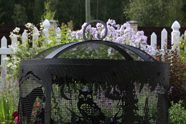 Крышка-искрогаситель, круглая для костровой чаши Ø 800 мм