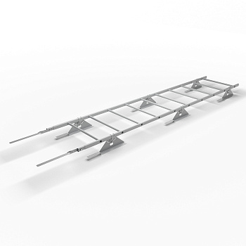 Лестница кровельная для композитной черепицы Roofsystems Prestige 400 композит, L=3000 мм RAL 7004
