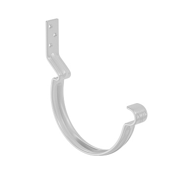 Крюк крепления желоба короткий с комплектом крепления Aquasystem Премиум Ø150 мм, PU, RAL 9003