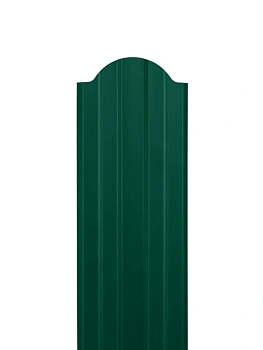 ММТ Штакетник М-образный, фигурный, 110 мм 0.42 мм, PE-double, RAL 6005