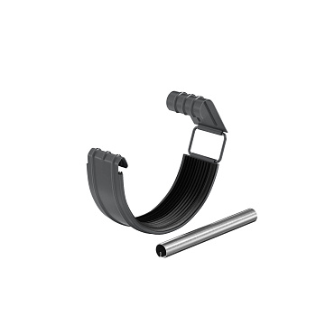 Соединитель желоба в комплекте Aquasystem Comfort Ø125 мм, PE, RAL 7024