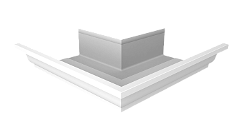 Угол желоба внешний 90° Vortex Project Ø210\145 мм, RAL 9003