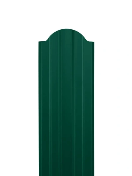 ММТ Штакетник М-образный, фигурный, 110 мм 0.42 мм, PE-double, RAL 6005