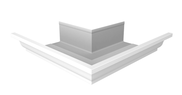 Угол желоба внешний 90° Vortex Project Ø210\145 мм, RAL 9003