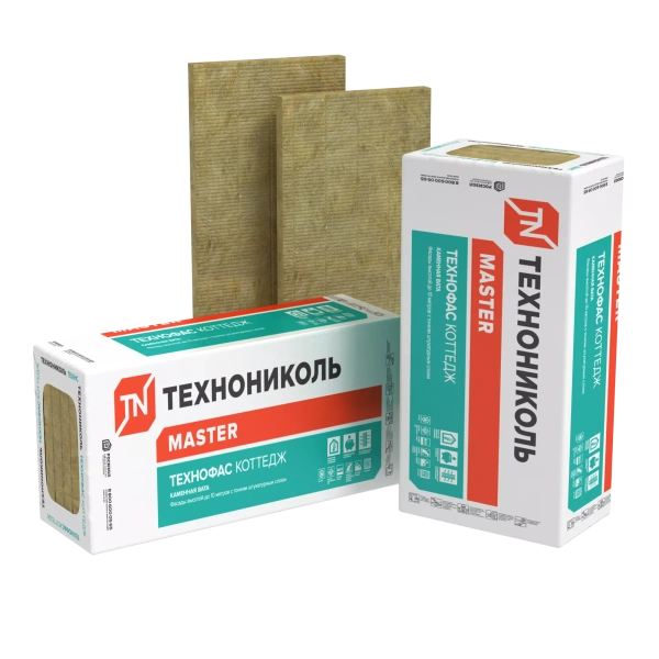 Технофас Коттедж, 50х600х1200 мм, 4.32 м², 0.216 м³ уп