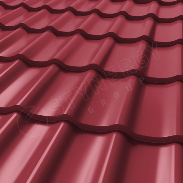 Металлочерепица Stynergy, СМ Классик 0.5 мм, Corundum, RAL 3003