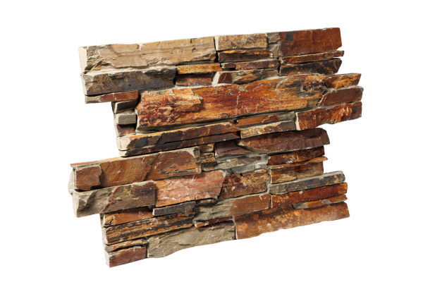 Сланец, 3D панель из камня, 550х200 мм, Country Cedar Slate
