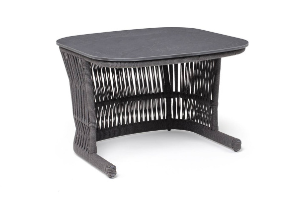 Столик журнальный из HPL, Лугано, 76х76 H55 см, цвет: серый гранит