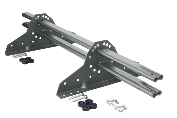 Снегозадержатель Grand Line NEW универсальный,  L=1000 мм, 2 опоры, 2 трубы, овал 42х21 мм. RAL 7005