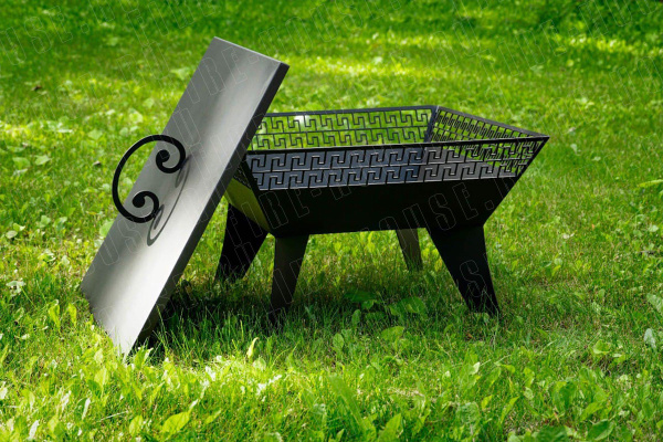 Костровой очаг, 620х620 мм, H=450 мм, "Афины"