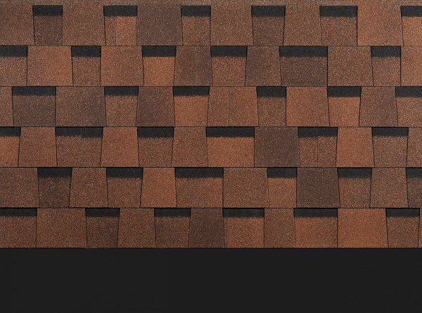 Ламинированная битумная черепица, Docke, Dragon Standart цвет: светло-коричневый, 2.38 м² / уп.