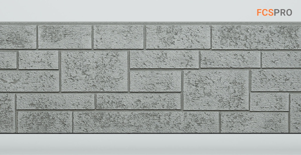 Панель FCS Simple под Кирпич, 15 мм, 360х1480 мм цвет: AA8112