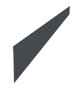 Ламель для забора жалюзи, Palermo, 0.5 мм, Velur X, RAL 7024