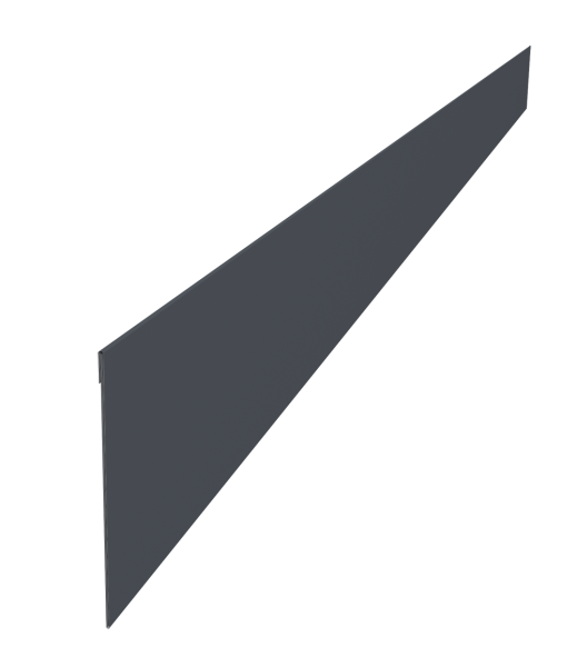 Ламель для забора жалюзи, Palermo, 0.45 мм, Drap TX, RAL 7024