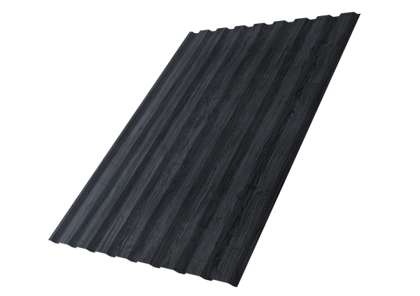 Профилированный лист GL C20 A, 0.45 мм, Print Premium, Grey Wood TwinColor Профилированный лист GL C20 A, 0.45 мм, Print Premium, Grey Wood TwinColor