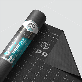 Изоспан АQ prof гидро-ветрозащитная паропроницаемая усиленная мембрана, 1.6 м, 35 м²