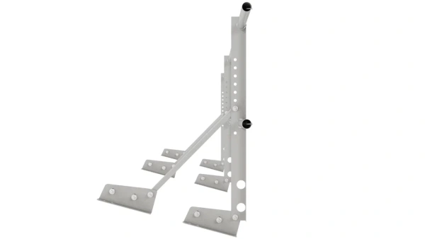 Ограждение кровельное для фальцевой кровли NewLine, H=600 мм, L= 3000 мм RAL 9006