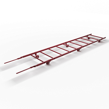 Лестница кровельная для фальцевой кровли Roofsystems Prestige 400 фальц, L=3000 мм RAL 3005