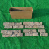 Гранит, 3D панель из камня, 550х200 мм, Country Sesame Yellow