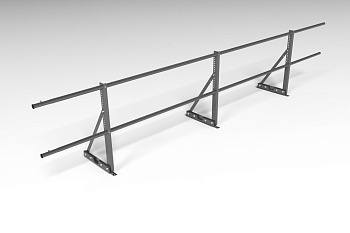 Ограждение кровельное для фальцевой кровли Roofsystems Econom фальц, H=600 мм RAL 7016, L=3000 мм