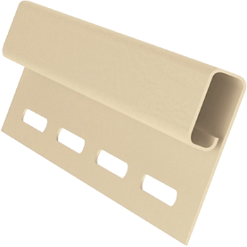 Финишная планка пвх, Grand Line, L=3000 мм серия Standart, цвет: ванильный