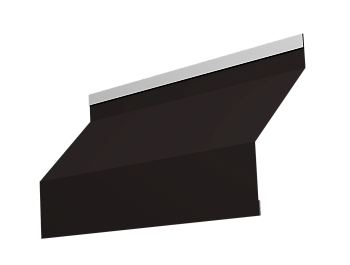 Ламель для забора жалюзи, Milan, с пленкой 0.5 мм, Satin, RAL 9005