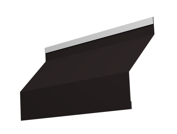 Ламель для забора жалюзи, Milan, с пленкой 0.5 мм, Drap TX, RAL 9005