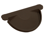 Заглушка желоба универсальная, Grand Line Ø 125 мм, PU Matte, RAL 8017